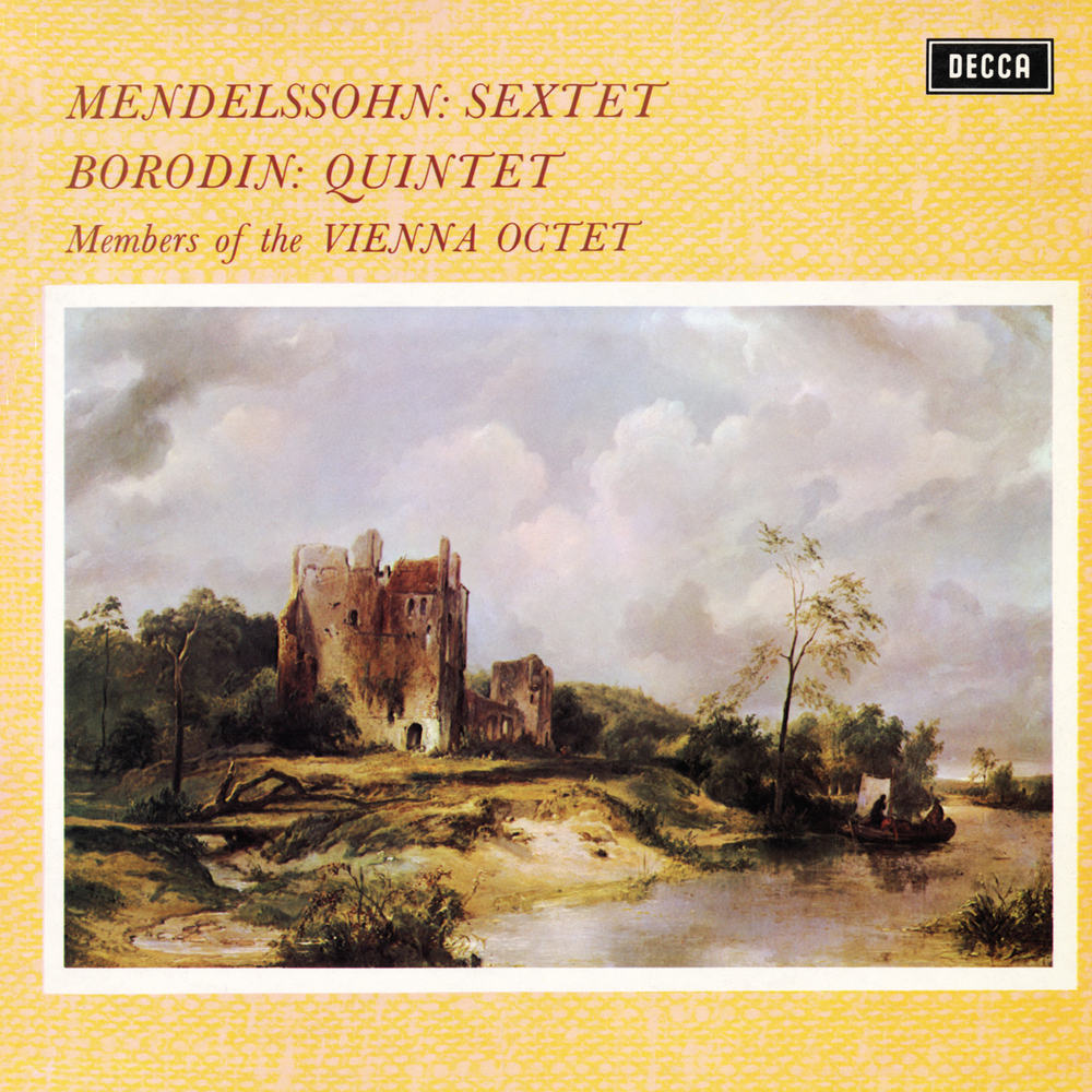 Members of the Wiener Oktett, Mendelssohn Piano Sextet, Op. 110; Borodin Piano Quintet (Vienna