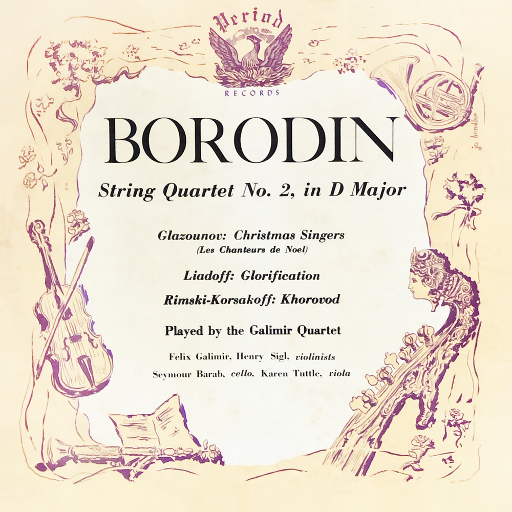 The Galimir Quartet, Borodin String Quartet No. 2 In D Major in High